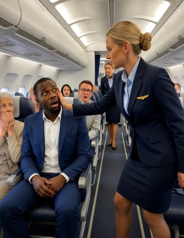 L’assistente di volo ha schiaffeggiato un uomo seduto in prima classe, ma quando lui si è alzato, l’intero aereo si è paralizzato per ciò che è accaduto in quel momento