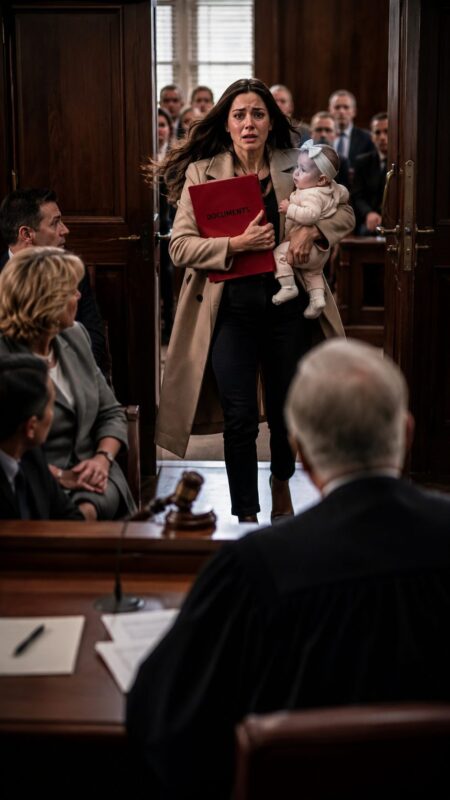 Il marito pensava che da lì a un minuto avrebbe ottenuto l’affidamento della figlia… ma una cartella rossa distrusse un’intera famiglia e lasciò senza parole tutta l’aula del tribunale