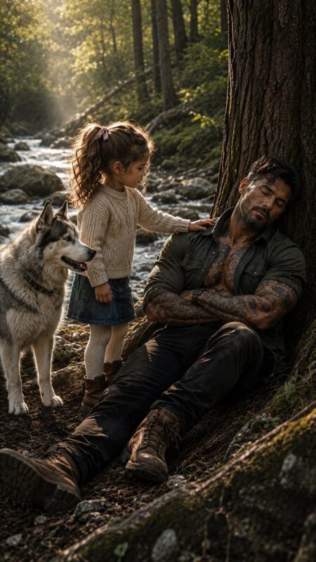 Una bambina di sette anni pensava di star semplicemente salvando uno sconosciuto nel bosco, ma non avrebbe mai potuto immaginare quale segreto stava portando a casa — questo sconvolse tutti