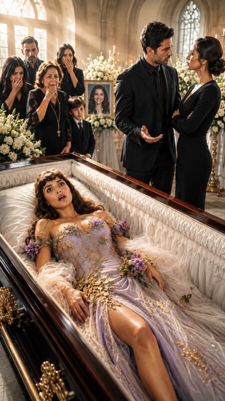 Riprese conoscenza durante il proprio funerale e sentì suo marito e sua sorella discutere della sua assicurazione — ciò che fece dopo scioccò tutti
