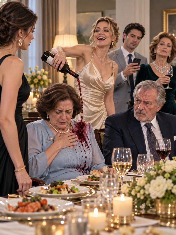 Ha organizzato una cena lussuosa per riconciliare due famiglie, ma dopo l’umiliazione dei suoi genitori tirò fuori il telefono e mostrò qualcosa che SCIOCCÒ TUTTI