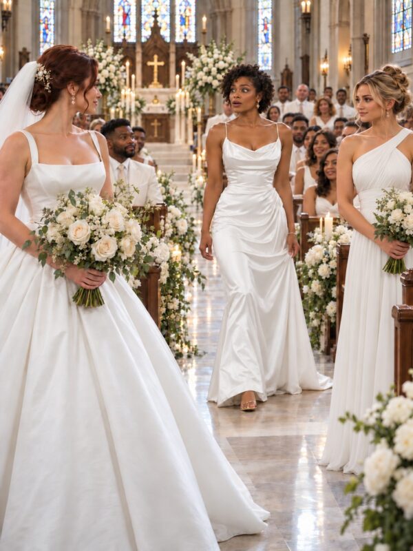 La sorella per anni aveva attirato l’attenzione su di sé e il giorno delle nozze si presentò con un abito bianco per umiliare la sposa. Ma ciò che accadde dopo il suo ingresso nella navata della chiesa la gettò in un terribile shock