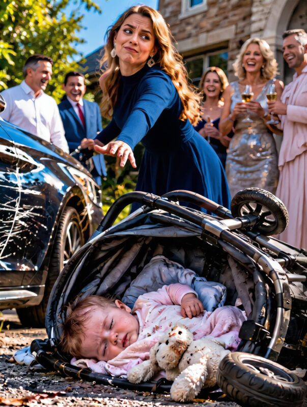 Durante una riunione di famiglia, il passeggino con una bambina di quattro mesi rotolò giù per una strada ripida, e quando la madre si precipitò a salvare la figlia, i parenti l’accusarono di negligenza — ciò che accadde dopo lasciò tutti sotto shock